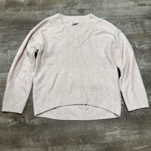 H&M Pink Wool Blend Sweater Size Small